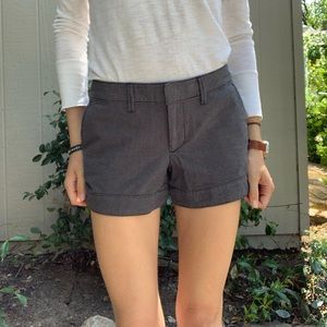 Black and grey checkered shorts